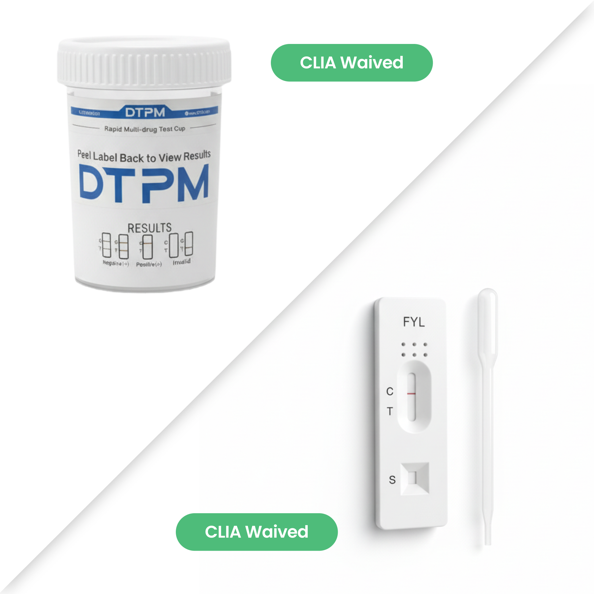 13 Panel Rapid Cups + FYL Cassette Bundle