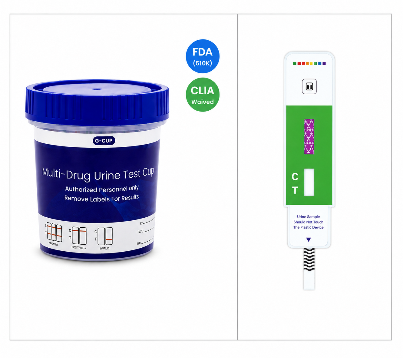 Bundle: 14 Panel UA Cups+ ETG (Alcohol) Strips